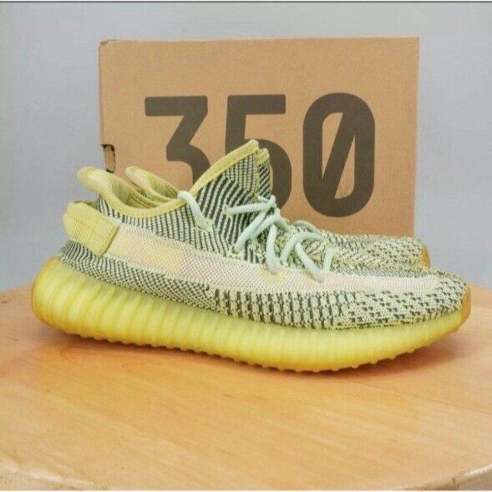 adidas Yeezy Boost 350 V2 Mens Size 8.5 Shoes Yeezreal Non Reflective Neon Black